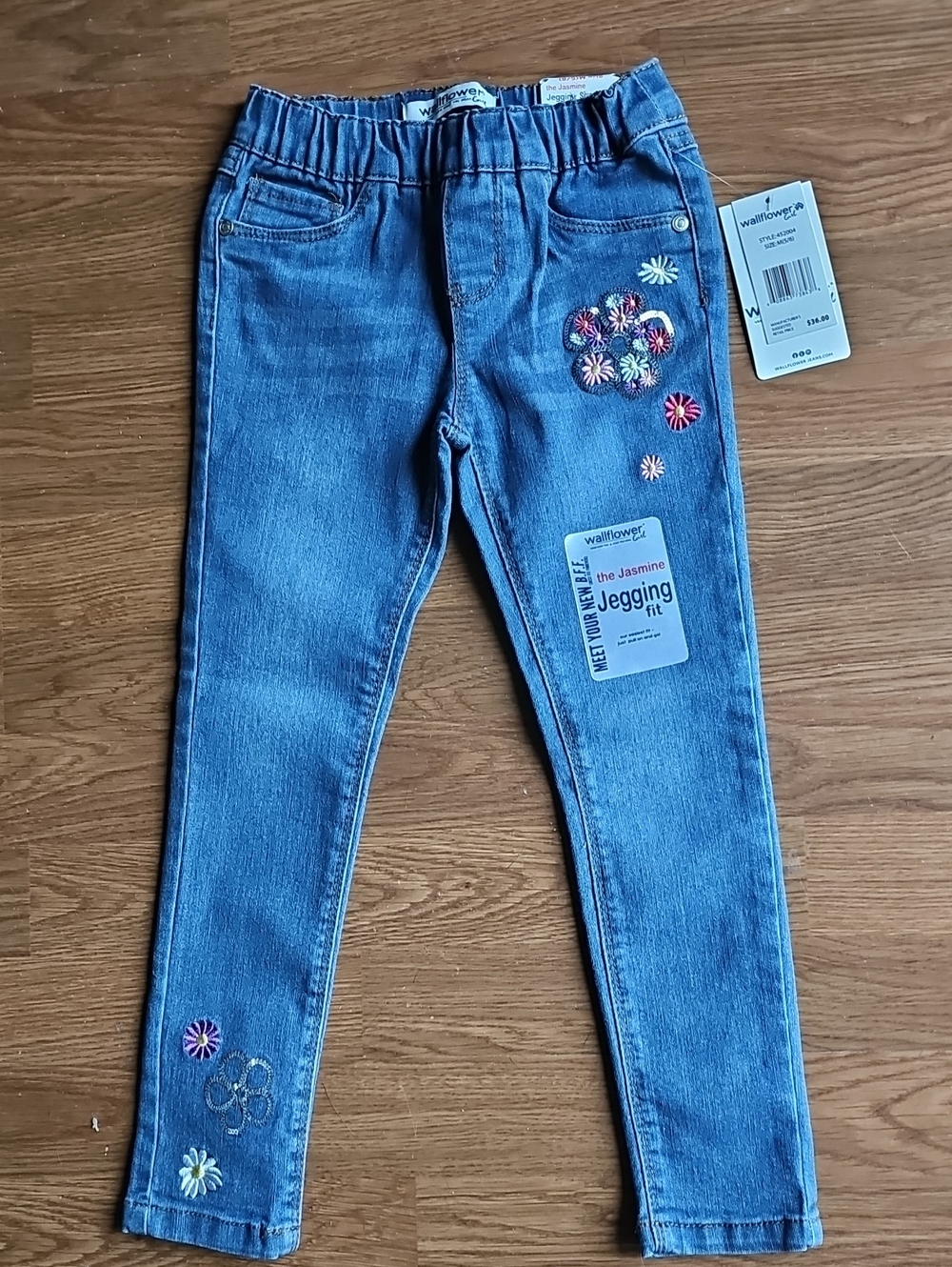 Wallflower Girl The Jasmine Girl's Size 5/6 Stretchy Jegging Jeans NWT